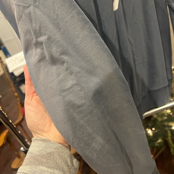 Distressed / Vintage Victoria Secret Bluish gray  Sweatshirt - Picture 6 of 7